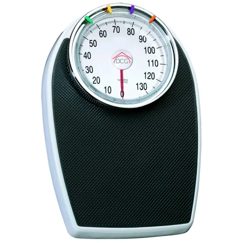 Consegna Rapida Bilancia Pesapersona PV6010 Ad Ago Argento e Nero 136 Kg DCG Electronic