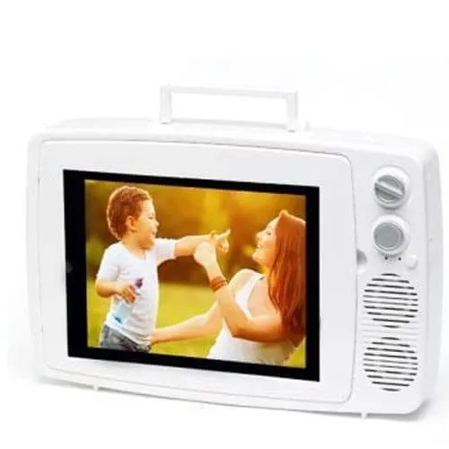 A Buon Prezzo Altoparlante Amplificatore Touch Per Smartphone Tablet Ipad Stile Retrò Bianco