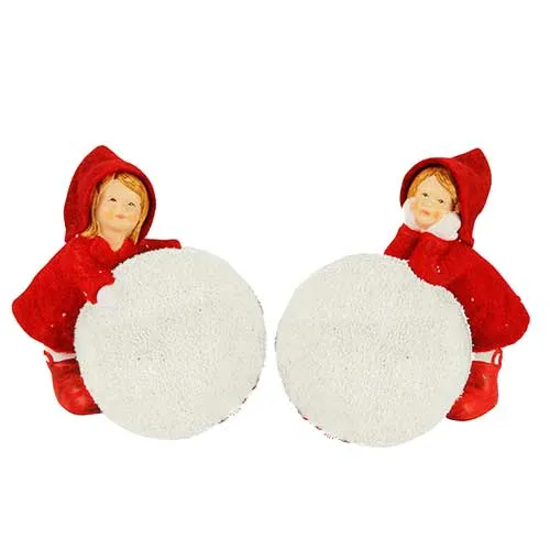 Pagamento Sicuro Statuetta Natalizia Decorazione Natale Porta Tea Light In Resina Altezza 11,5 Cm