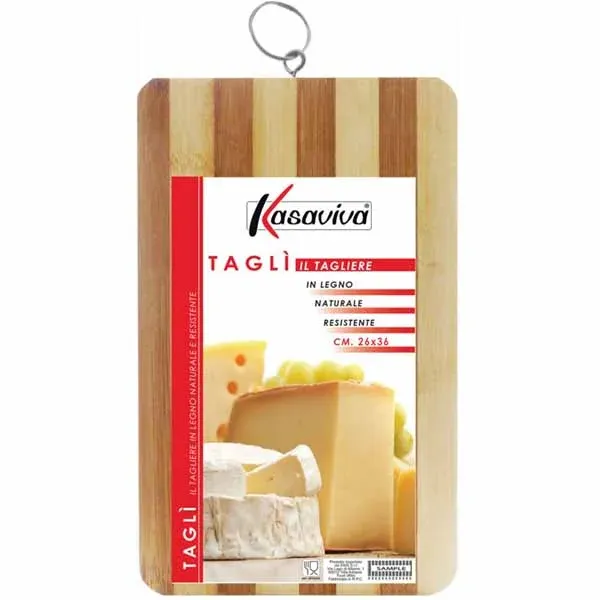 Vendita Finale Tagliere In Legno Naturale Resistente Per Alimenti Cucina Casa 26x36 Kasaviva