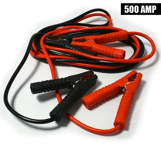 Cavi Avviamento Collegamento Batteria Auto 500 Amp 3 Metri Jumper Lifetime Cars Prezzo Basso