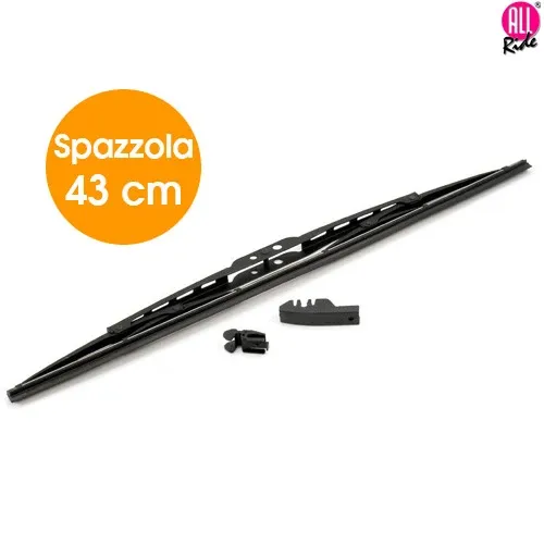 Spazzola Tergicristallo Standard Singola per Auto in Metallo e Gomma 51 cm Soddisfatti O Rimborsati