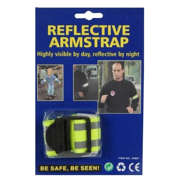 Acquista Ora Cintura Fascia Braccio Caviglia Catarifrangente Alta Visibilità Sport Sicurezza