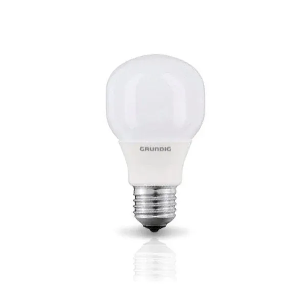 Grundig Lampadina a Risparmio Energetico Forma Compact 8W E27 luce calda Offerta Lampo