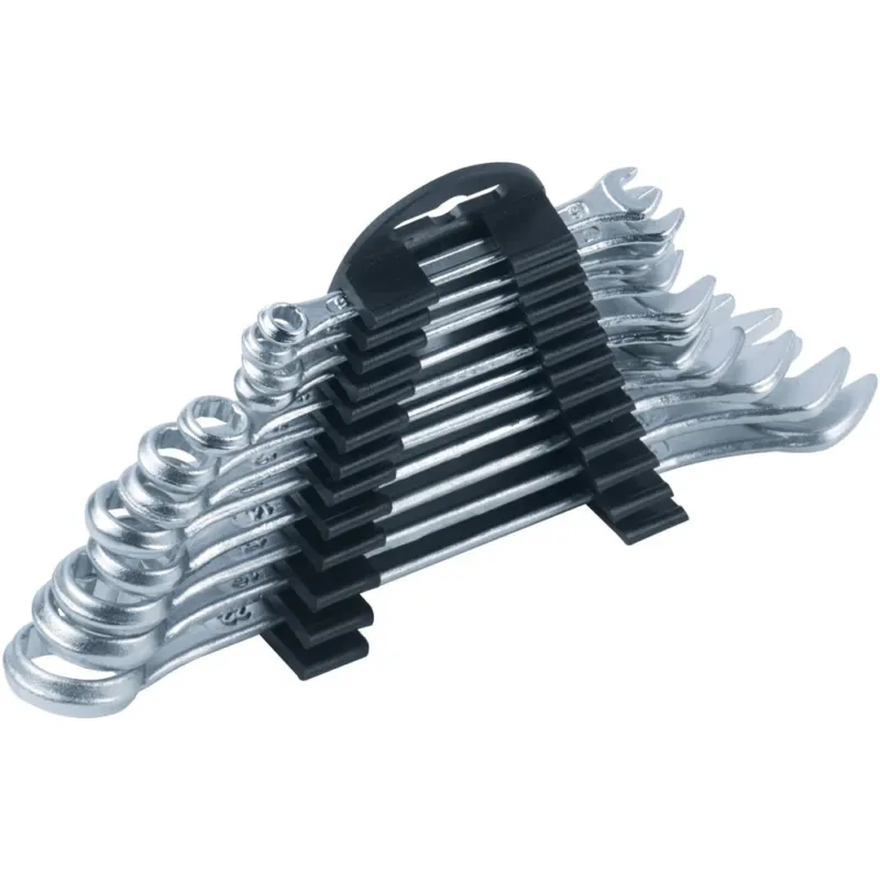 Set 12 Pezzi Chiavi Spanner Combinate da 9 mm a 22 mm in Cromo Vanadio Kinzo Ultima Occasione