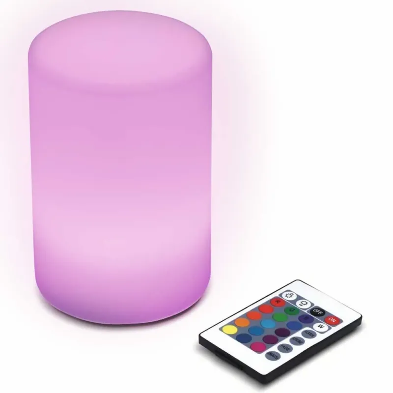 Lampda da Tavolo Moodlight LED RGB cambio Colore a Batteria con Telecomando Compra Online