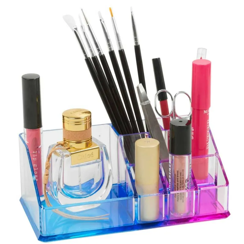 Occasione Imperdibile Conteitore Organizer Portatrucco in Plastica 9 Scomparti Porta Trucchi Make Up