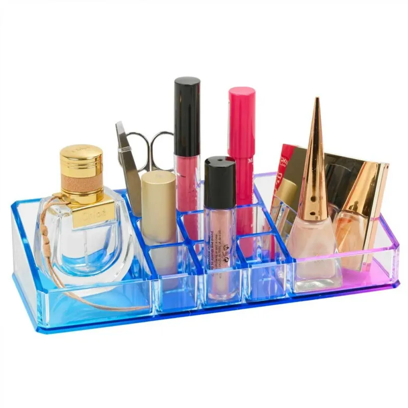 A Buon Prezzo Conteitore Organizer Portatrucco in Plastica 11 Scomparti Porta Trucchi Make Up