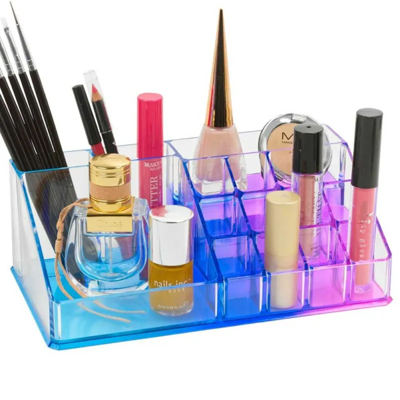 Must-Have Conteitore Organizer Portatrucco in Plastica 16 Scomparti Porta Trucchi Make Up