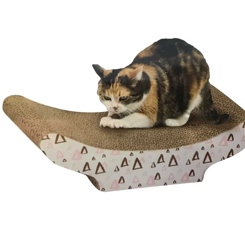 Tiragraffi Gioco Gatto in Cartone Cuccia Supporto Giocattolo Tira Graffi Unghie Nuova Collezione