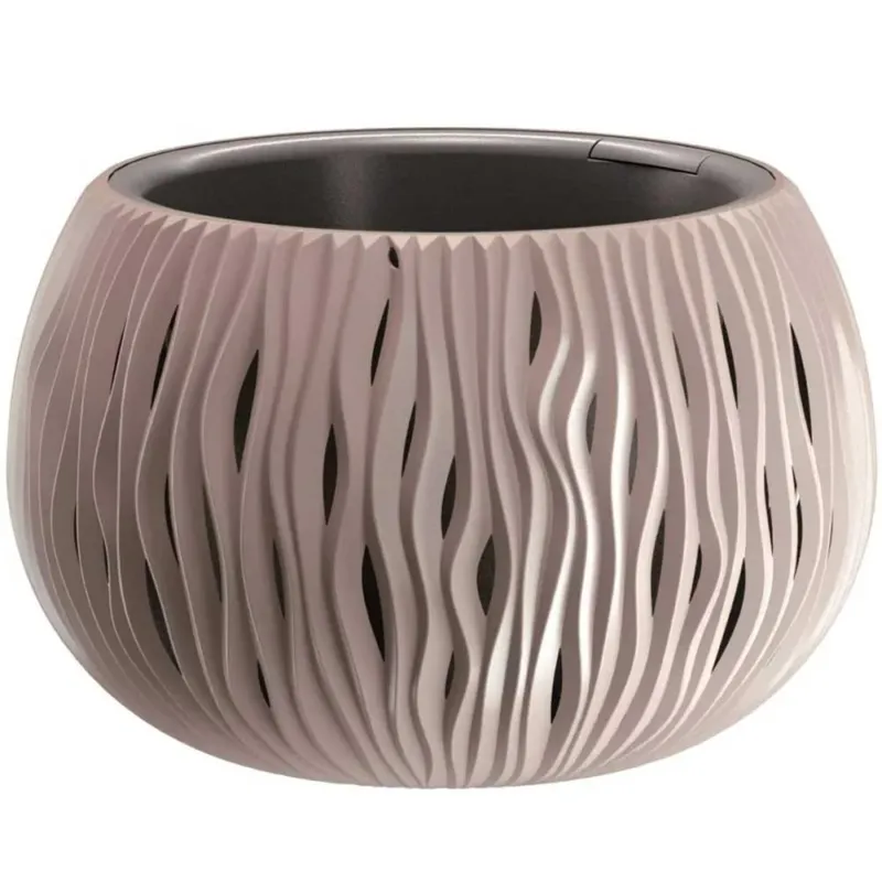 Acquista Ora Fioriera Vaso Decorativo Design Moderno Fiori Piante Casa Esterno 24cm Tortora