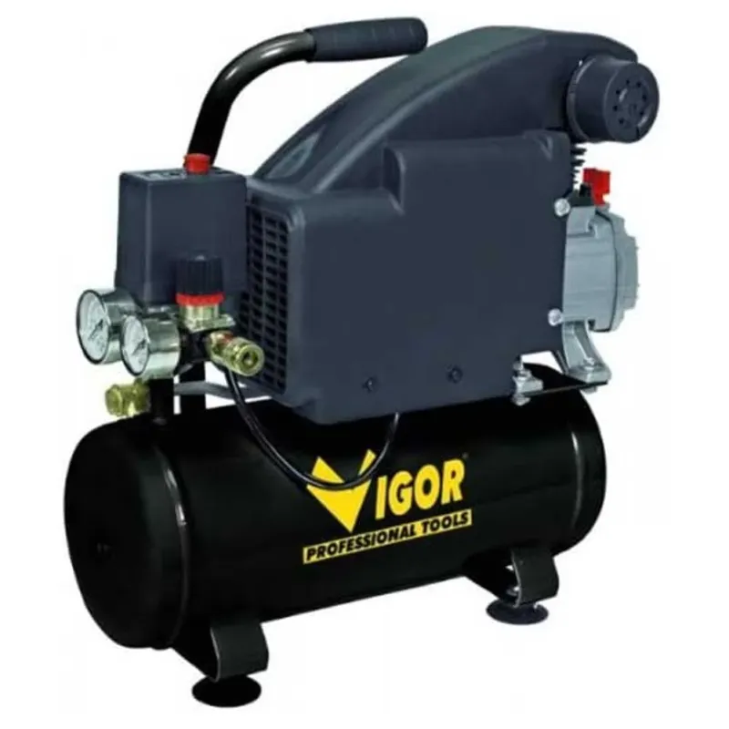 Compressore ad Aria 0,74KW 8 Litri 110 Lit al minuto 8 BAR 1 Cilindro Vigor Must-Have