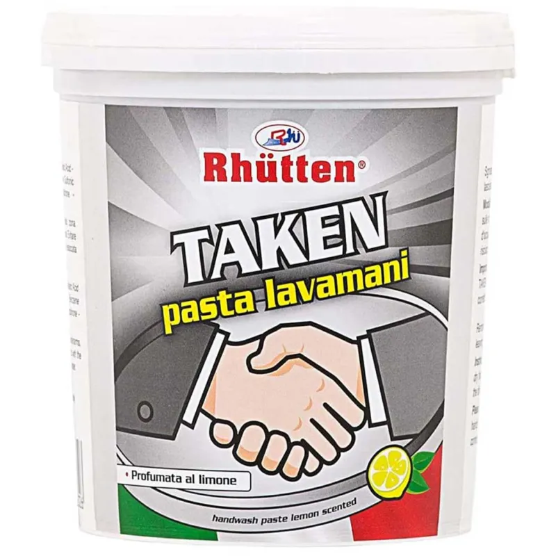 Rhutten Taken Pasta Lavamani Detergente per Sporchi Tenaci 1Lt Profumo Limone Affare