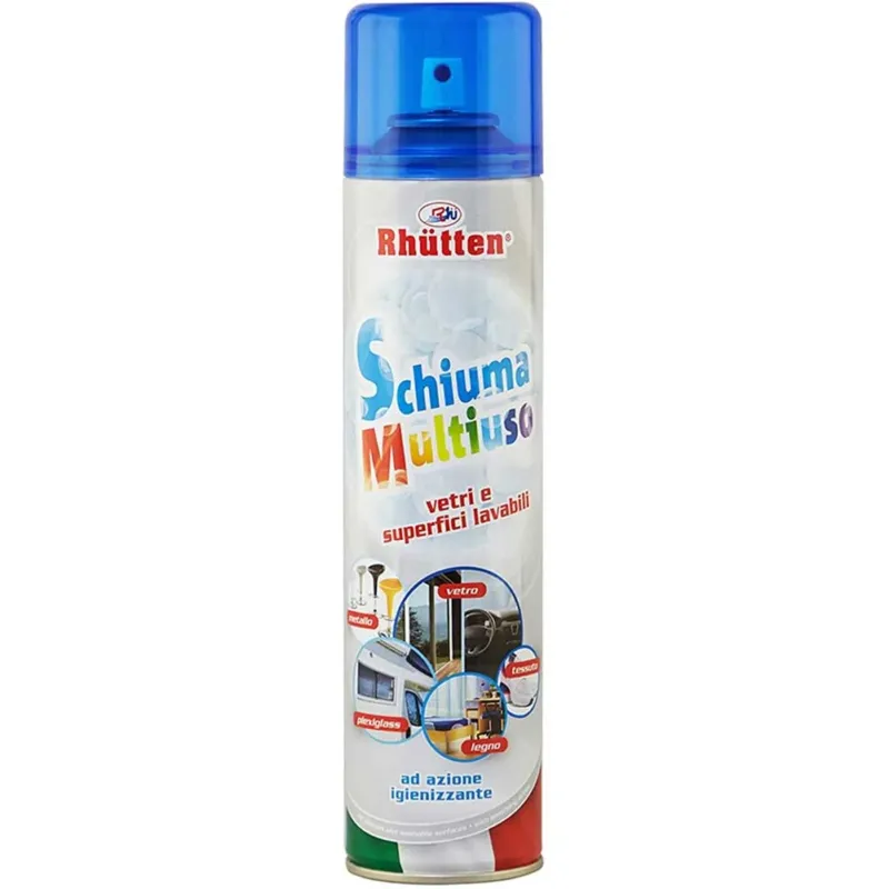 Must-Have Rhutten Schiuma Multiuso Vetri e Superfici Lavabili Sgrassatore Igienizzante