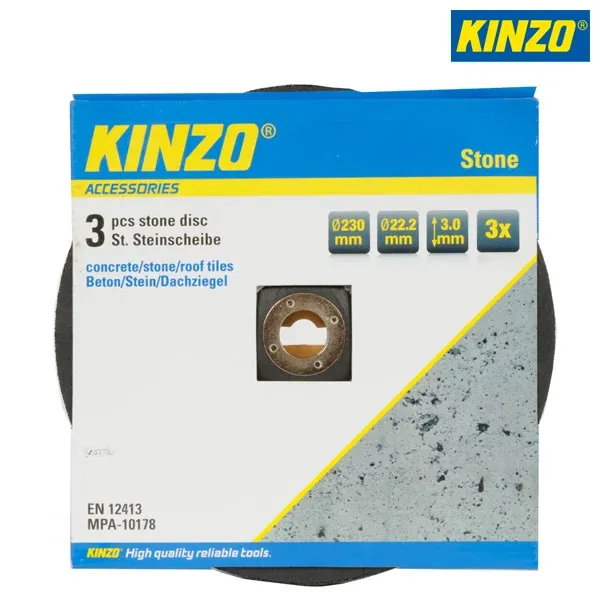 Offerta Limitata Disco Flex per Pietra Set da 3 Pezzi Dischi Smerigliatrice Diam. 230 mm Kinzo