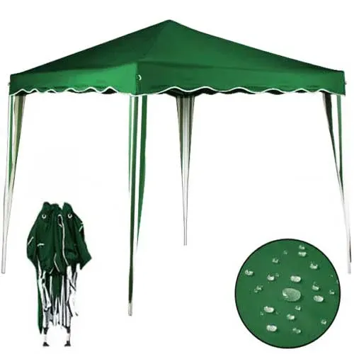 Ultimissimo Modello Gazebo 3x3 Pieghevole Verde Impermeabile Richiudibile Tendone Giardino Con Sacca