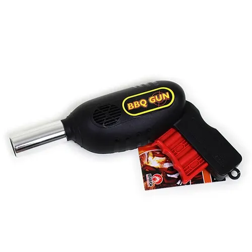Ventola a forma di pistola accendi Barbecue 13 x 23 x 4 Nero Soffiatore Camini Consegna Rapida