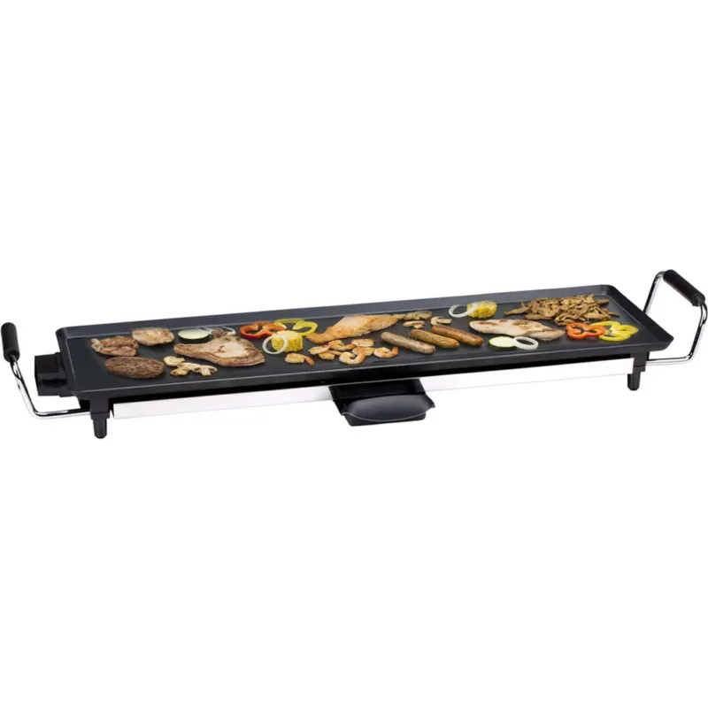 Piastra Grill Griglia Teppanyaki Antiaderente 86 x 21cm 5 Impostazioni di Calore Prezzo Scontato