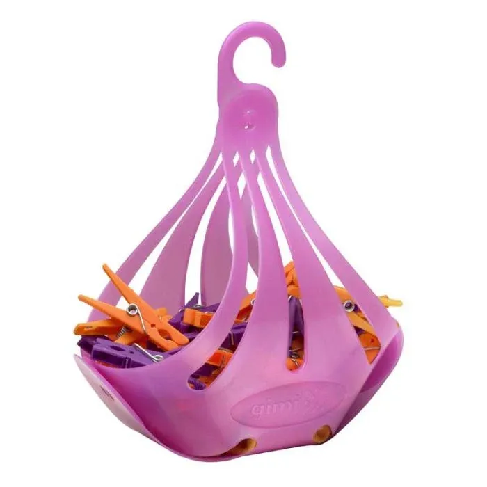 Porta Mollette Forma Di Cigno Con Gancio Vari Colori GIMI Portamollette Compra Adesso