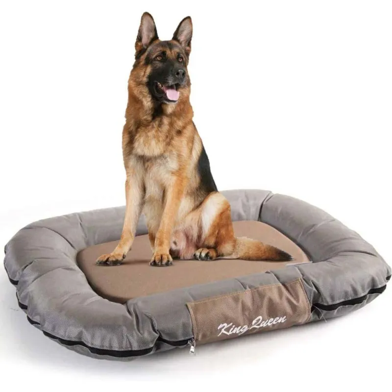 Saldi Cuccia Cuscino per Cani Gatti Lettino Tessuto Impermeabile Sfoderabile 103x76cm