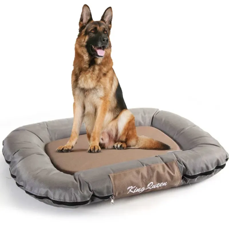 Cuccia Cuscino per Cani Gatti Lettino Tessuto Impermeabile Sfoderabile 92x68cm Must-Have