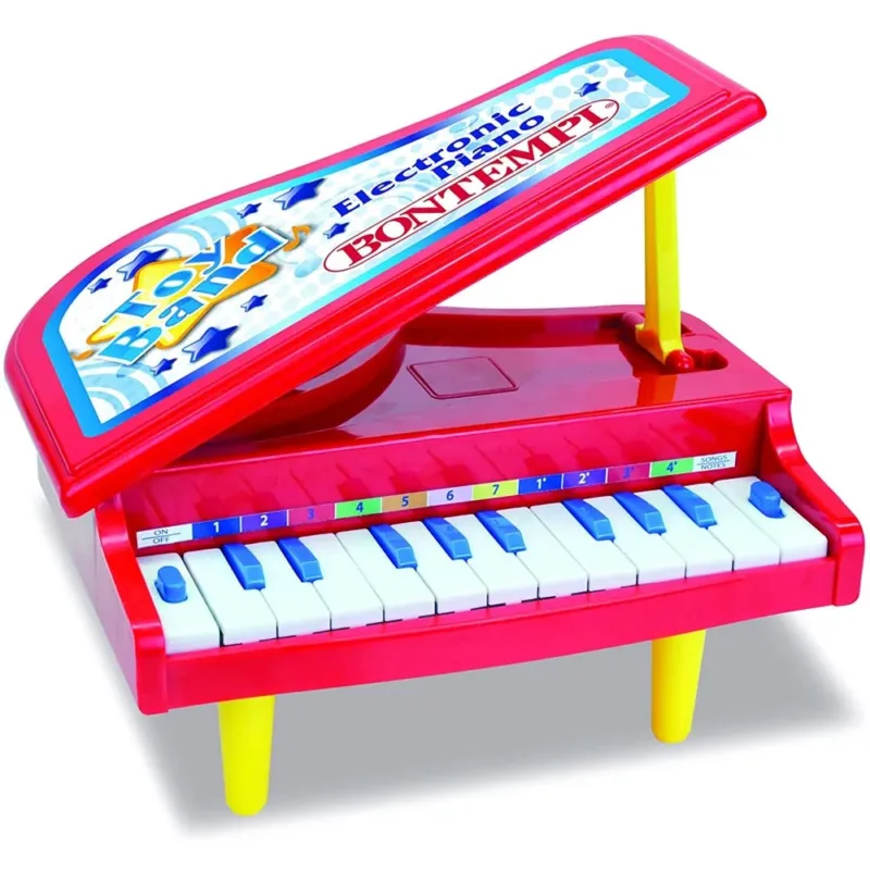 Professionale Pianoforte Tastiera Pianola da Tavolo 12 Tasti Giocattolo Bambini Bontempi