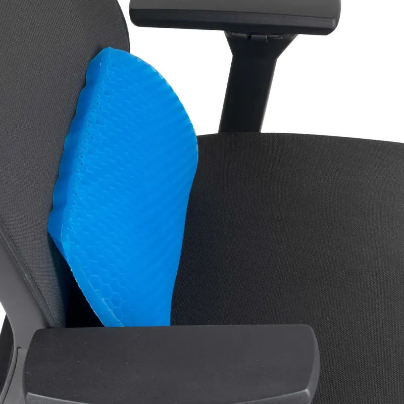 Ordina Subito Cuscino in Gel per Sedie con Cintura 37x22cm Comfort Schiena Sciatica Benessere