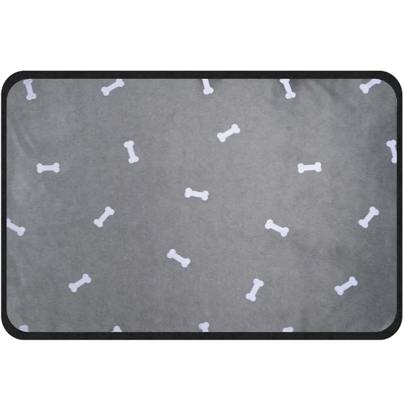 Coperta per Animali Domestici 102 x 69 cm Copertina Lavabile Cani e Gatti Grigio Spedizione Espresso