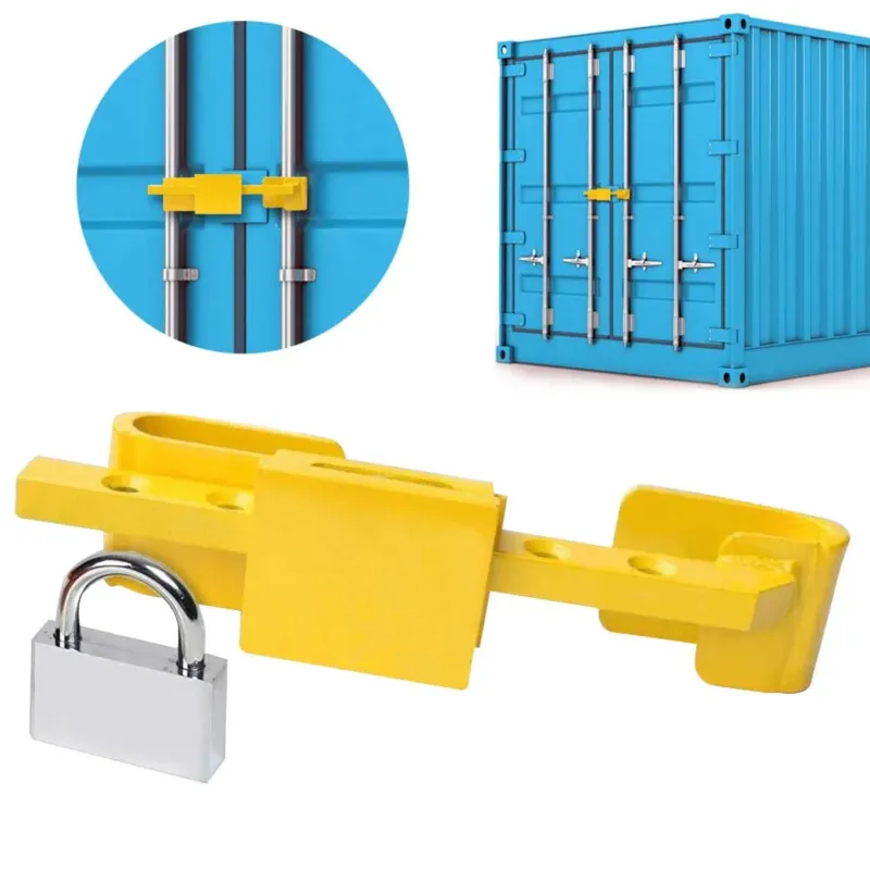 Lucchetto Zanna Blocca Porte Container Rimorchi Acciaio Regolabile con 4 chiavi Compra Adesso