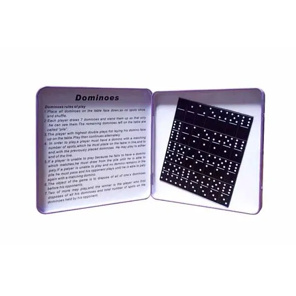 Domino Gioco Magnetico da Viaggio Tascabile Giochi di Società Vacanza Spiaggia Professionale