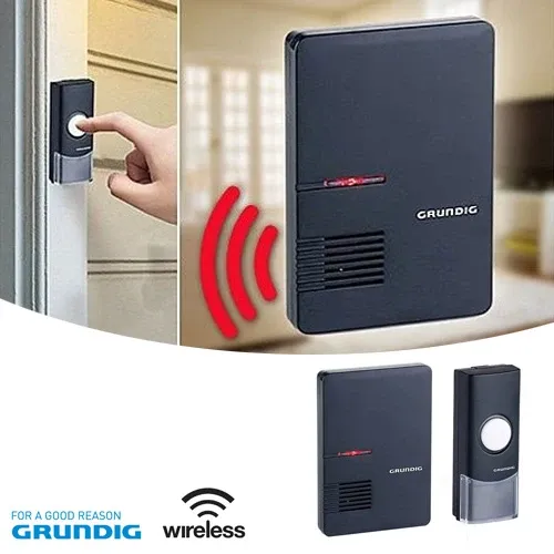 Promozione Campanello con Ricevitore senza Fili Wireless fino a 80 metri Casa Porta Grundig