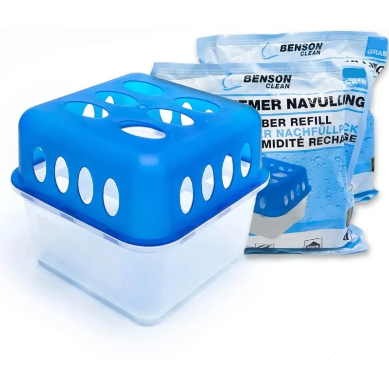 Deumidificatore 2 x 350 gr Assorbe umidità in ambienti e armadi Elimina Odori Solo Oggi