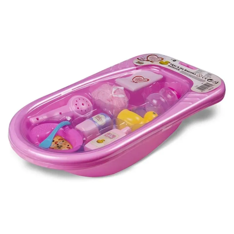 Playset Amore Mio Vasca da Bagno Per Bambola Bambolotto con Accessori Gioco Prezzo Ridotto