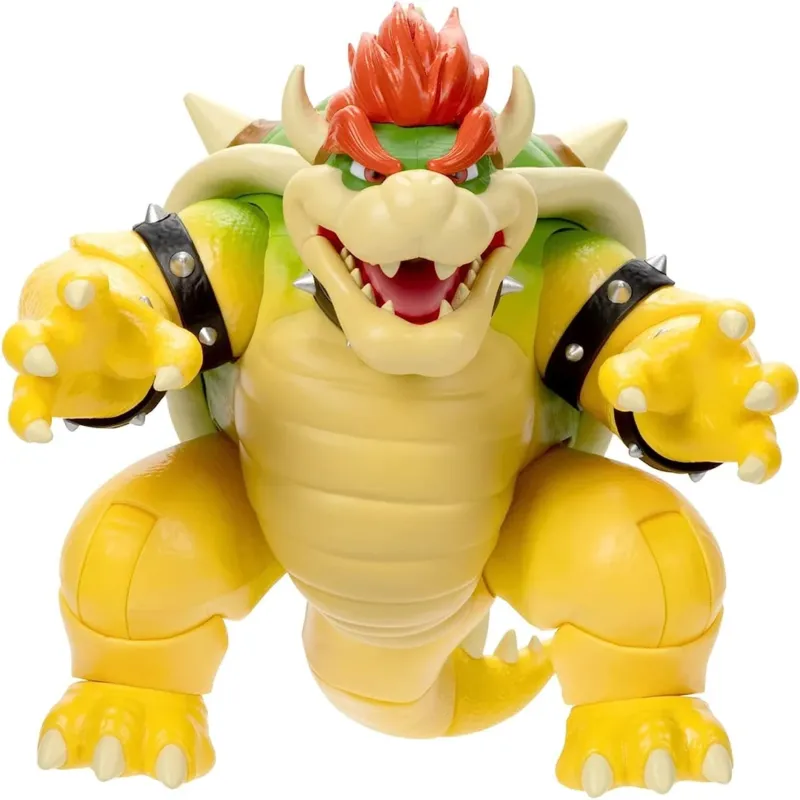 Nintendo Super Mario 18cm Movie Bowser Action Figure con Funzione Respiro Fuoco Offerta Speciale
