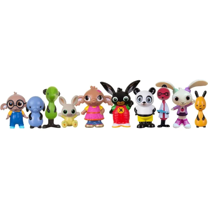 Offerta Speciale Set 10 Personaggi di Bing Action Figure Riproduzione Fedele Idea Regalo