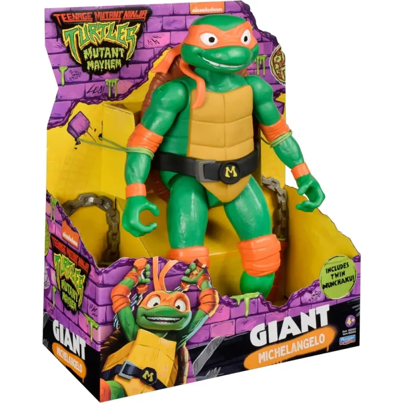 Teenage Mutant Ninja Turtles Michelangelo Articolato Fosforescente Idea Regalo Affare