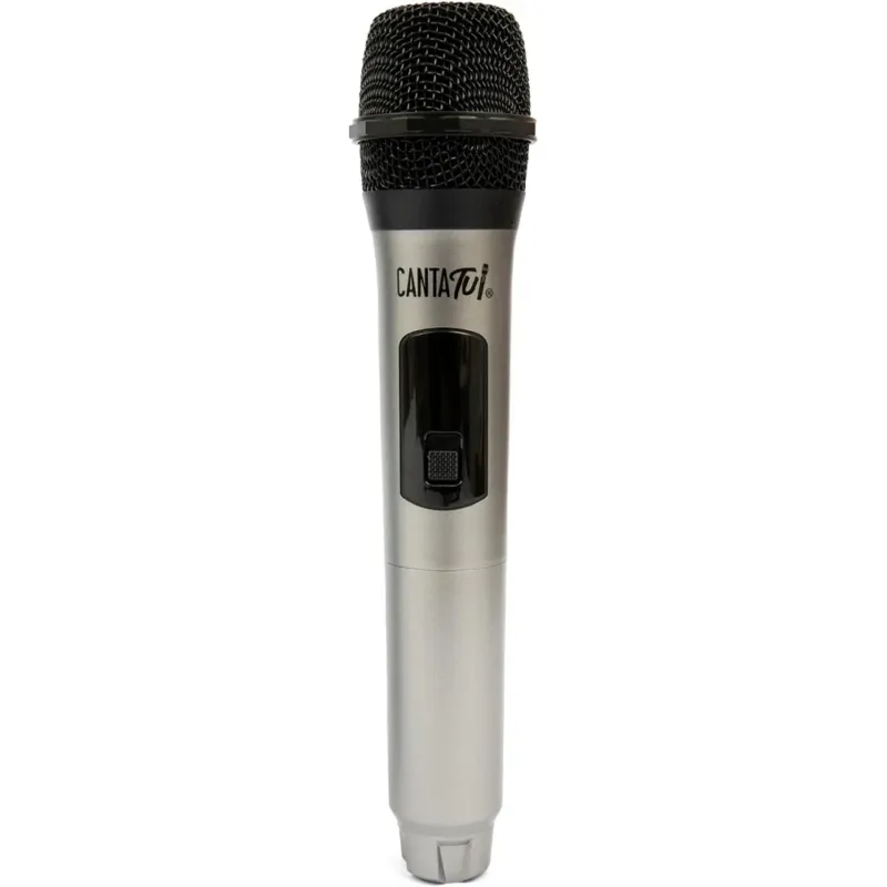 Compra Adesso Microfono Wireless per Canta Tu Karaoke PRO Colore Argento Perfetto per i Duetti