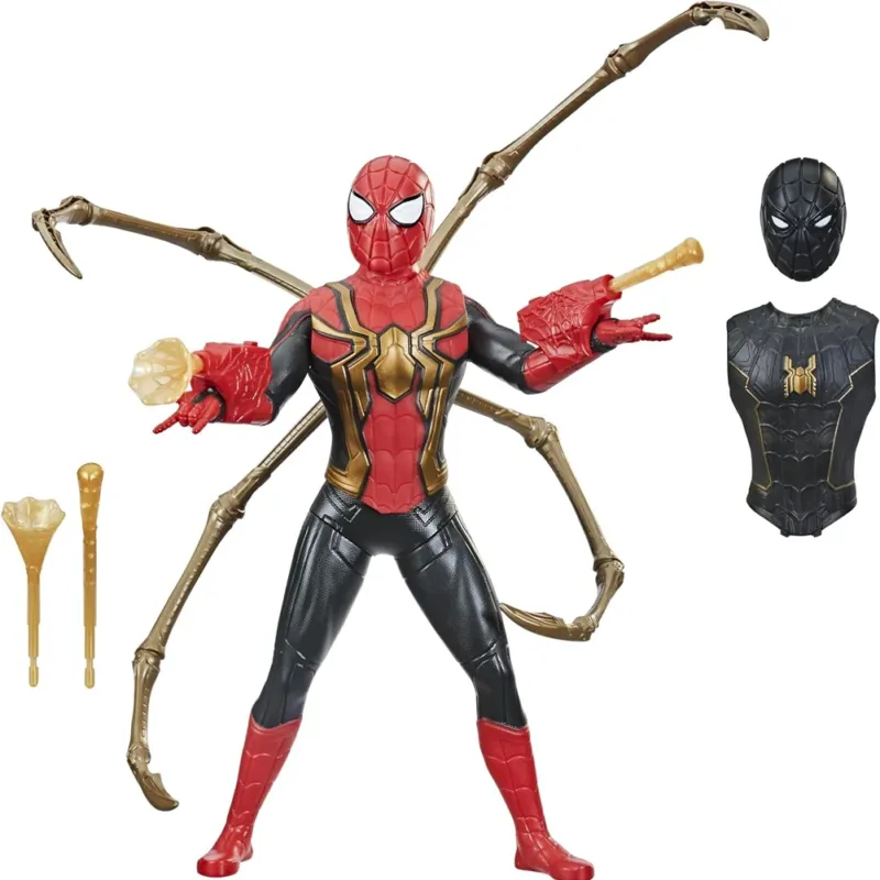 Spider-Man No Way Home Deluxe Action figure Web Gear 33 cm Accessori Idea Regalo Offerta Limitata