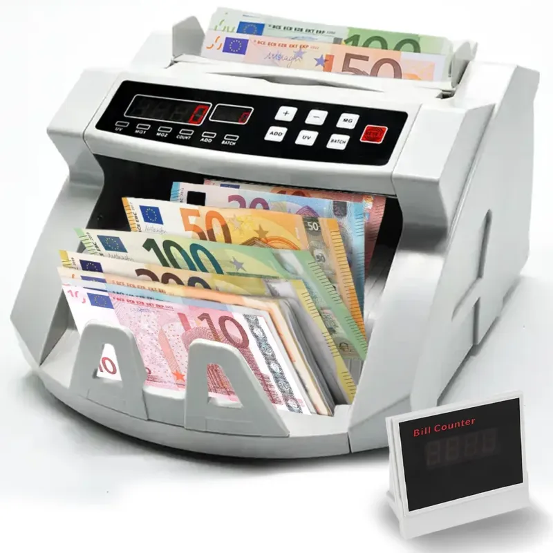 Contabanconote Automatico Verifica Banconote Autenticatore Doppio Display LCD Offerta Speciale