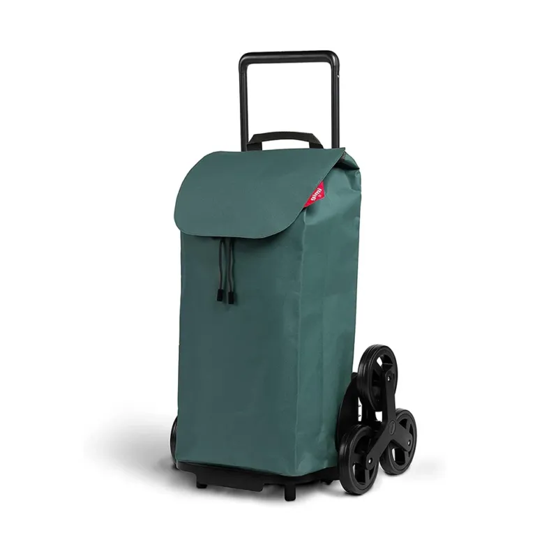 Nuova Collezione Gimi Trolley Tris Carrello per la Spesa Grande con 6 Ruote Impermeabile 52 Lt