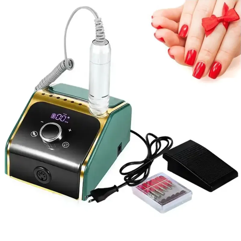 Offerta Limitata Fresa Elettrica per Unghie Lima Professionale Manicure Pedicure 6 Accessori 50 W