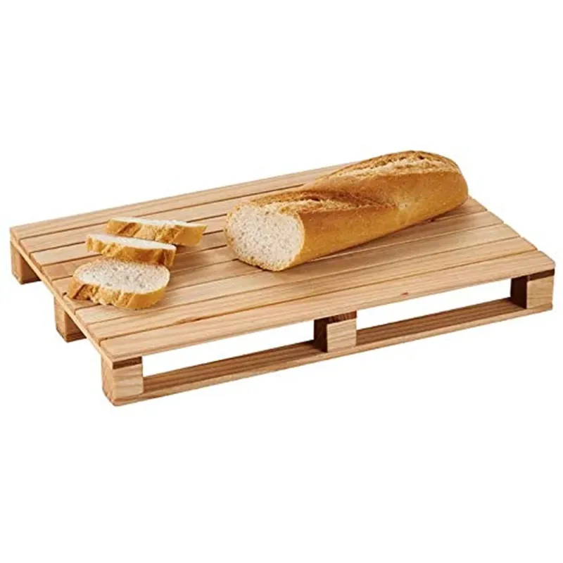 Tagliere a Forma di Pallet in Legno Pedana 20 x 40 cm Antipasti Affettati Salumi Spedizione Espresso