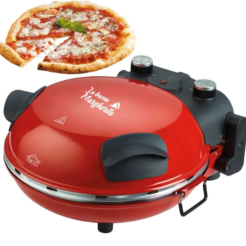 Promo Stagionale Pizza Maker Forno per pizze riscaldante diametro 40cm con Termostato 1200W DCG