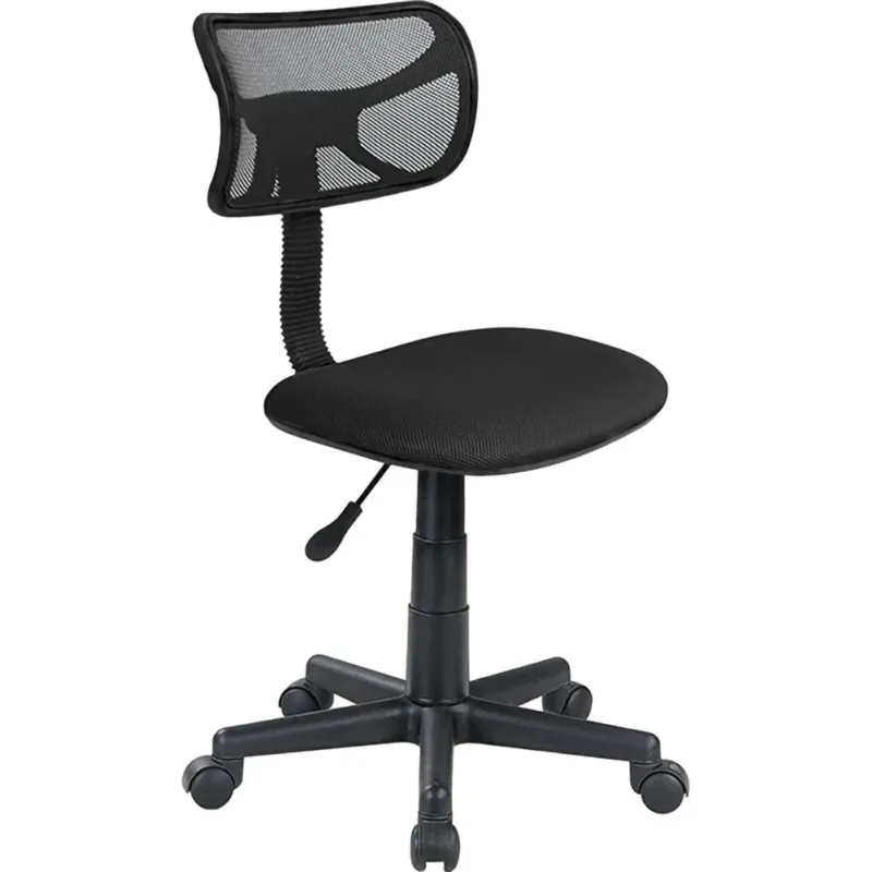 Economico Sedia Girevole 5 Ruote Ufficio Cameretta Scrivania Schienale Ergonomico Nero