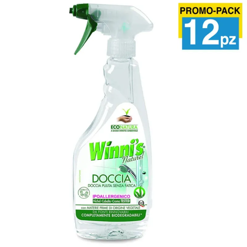 Promozione Esclusiva 12 x Winni‘s Naturel Doccia Pulita Senza Fatica Promo Pack 12 Bottiglie 500ml