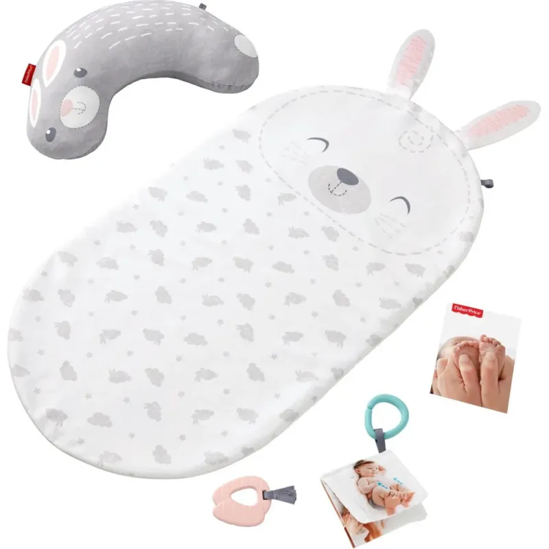 Nuovo Arrivo Fisher-Price Baby Bunny Set Massaggi Giocattolo Neonati 0+ Mesi Tema Coniglio