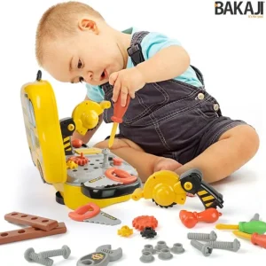 Valigetta Attrezzi Giocattolo Bambini con Accessori Fai da Te Portatile 31 pz A Buon Prezzo