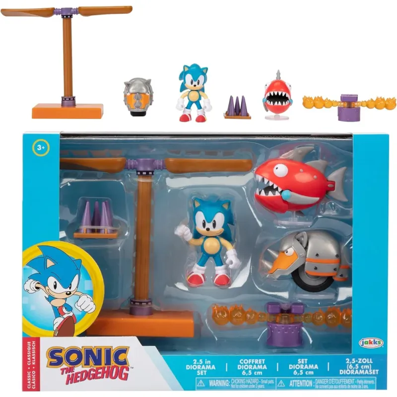 Sonic The Hedgehog Playset Action Figure Fedele Riproduzione Giocattoli Idea Regalo Promozione Esclusiva