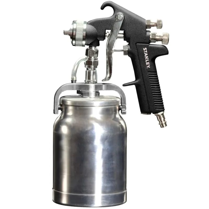 Professionale Stanley Pistola per Verniciatura Aerografo Pro Capacità 1 Litro Ugello da 1,8 mm
