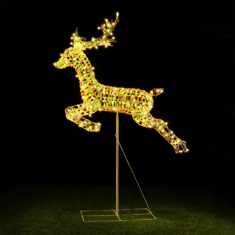 Renna Luminosa Natalizia Addobbo per Esterno Cervo Led Luce Calda 94 x 150 cm Spedito Oggi